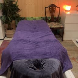 Speyside spa massage set up