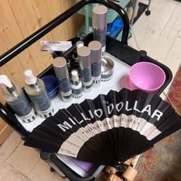 Million dollar facial chemical peel set up