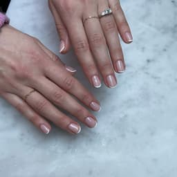 BIAB Gel Mani and Intricate nail art