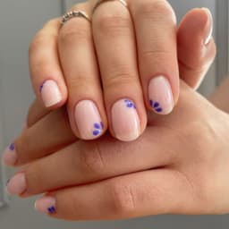 BIAB nails with complex nail art available at my nail salon in Rayleigh